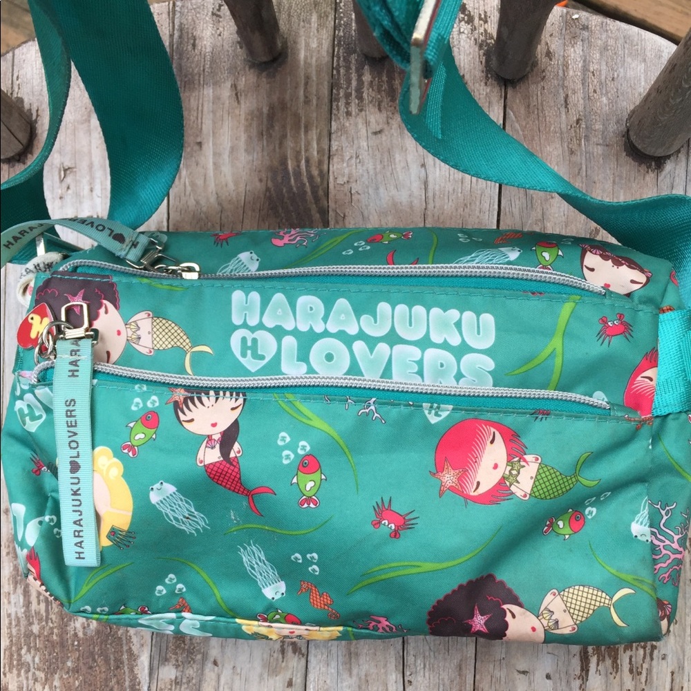 Harajuku Lovers green crossbody bag